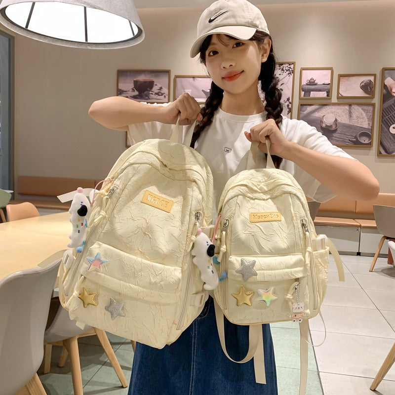 College style small schoolbag Japanese ins cute small fresh niche mini backpack Mori girl student backpack