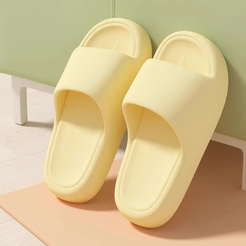 Eva soft sole slippers women's new summer indoor home "stomping on shit" feel bathroom non-slip couple's sandals men's slippers