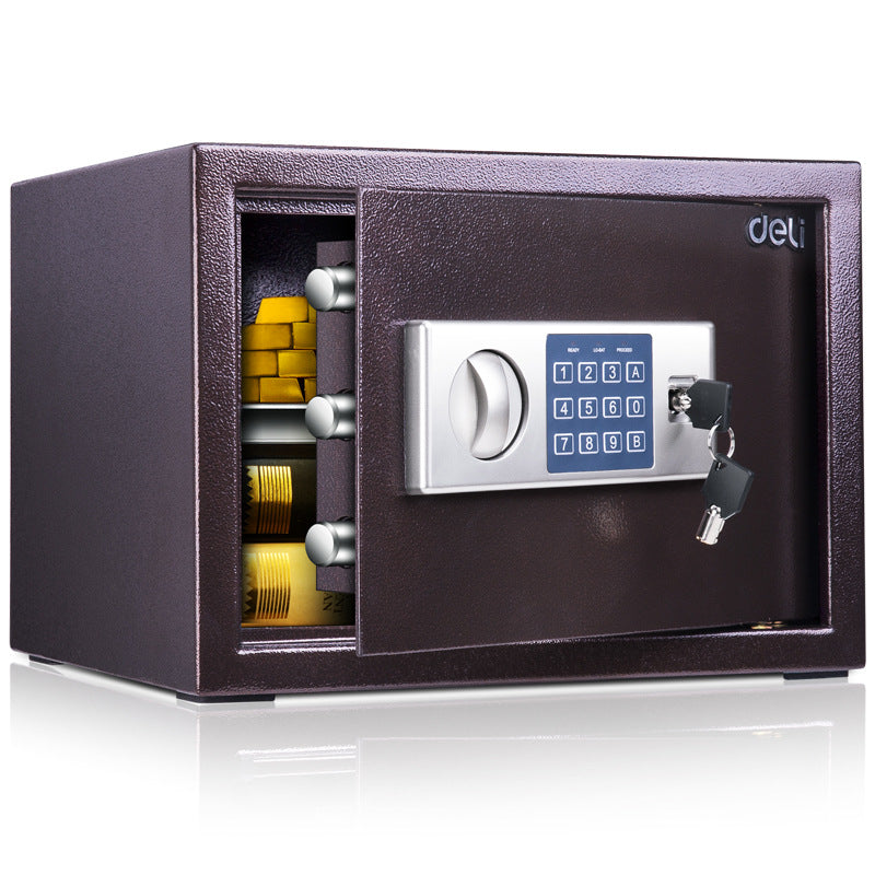 Deli office safe, office commercial household small mini safe, electronic password anti-theft safe deposit box
