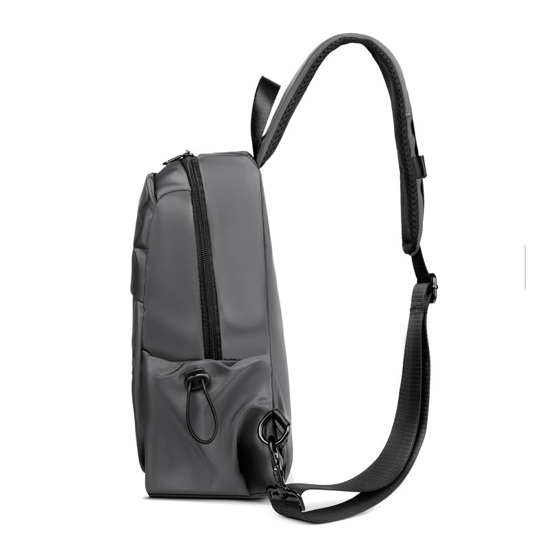 Factory goods, chest bag, shoulder bag 2021 new messenger bag usb charging gift, leisure sports backpack wholesale