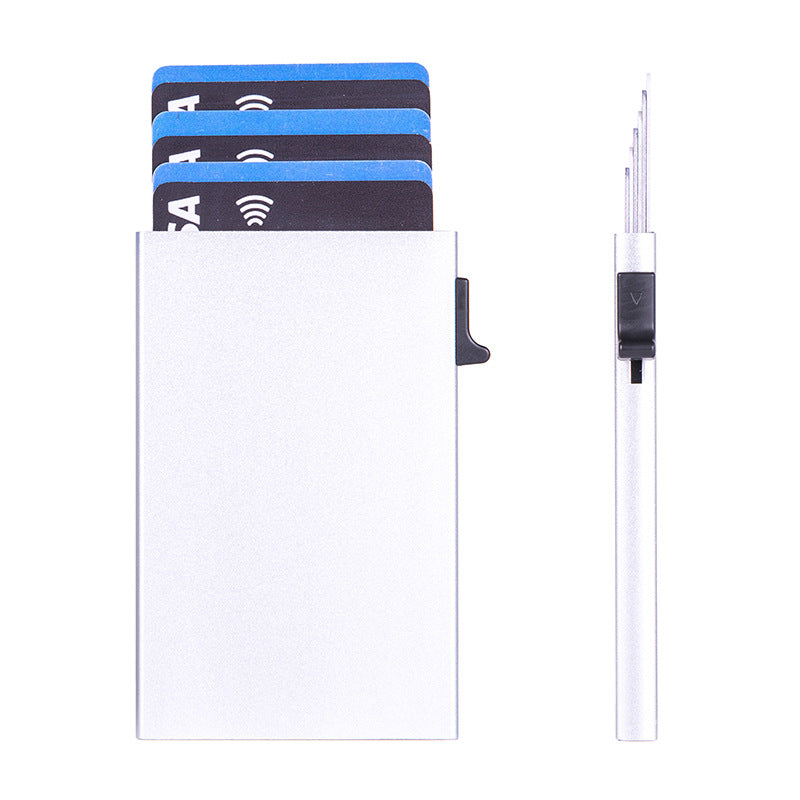 Card bag Men's ID space Storage bag Large capacity Card space Women's men's new bank card clip bag Card box