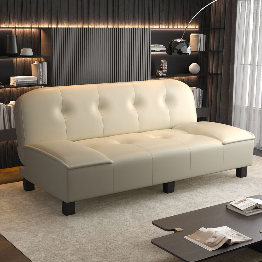 Foldable dual-purpose fabric sofa bed, detachable and washable, suitable for offices, rentals, and simple living spaces. multi-functional folding sofa bed