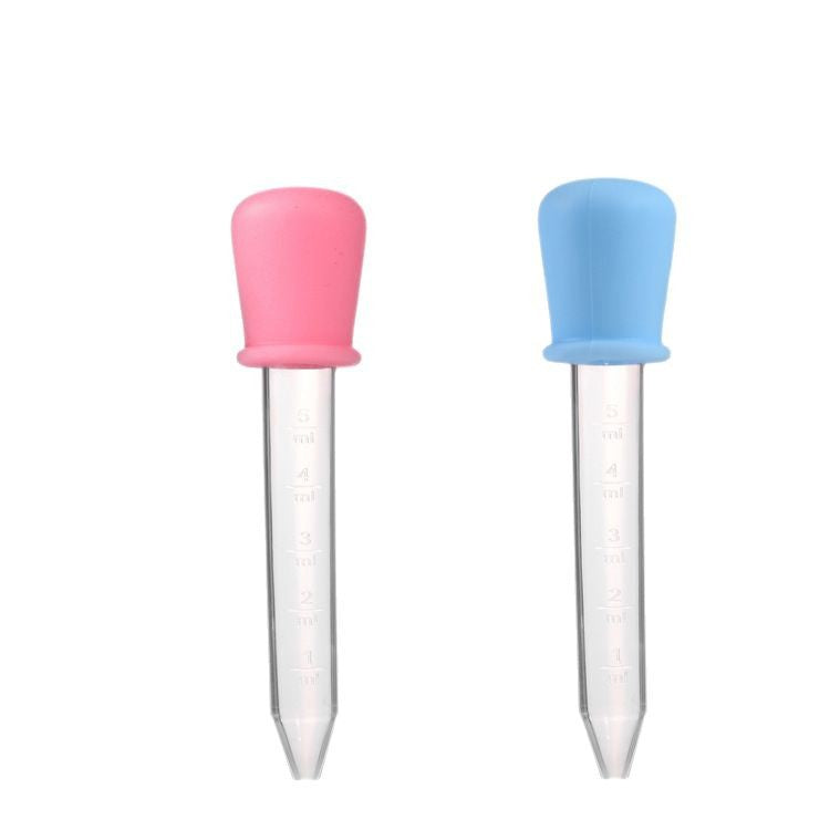 English card, pump-type neonatal infant nasal suction device, dropper medicine feeder, snot cleaner, silicone.