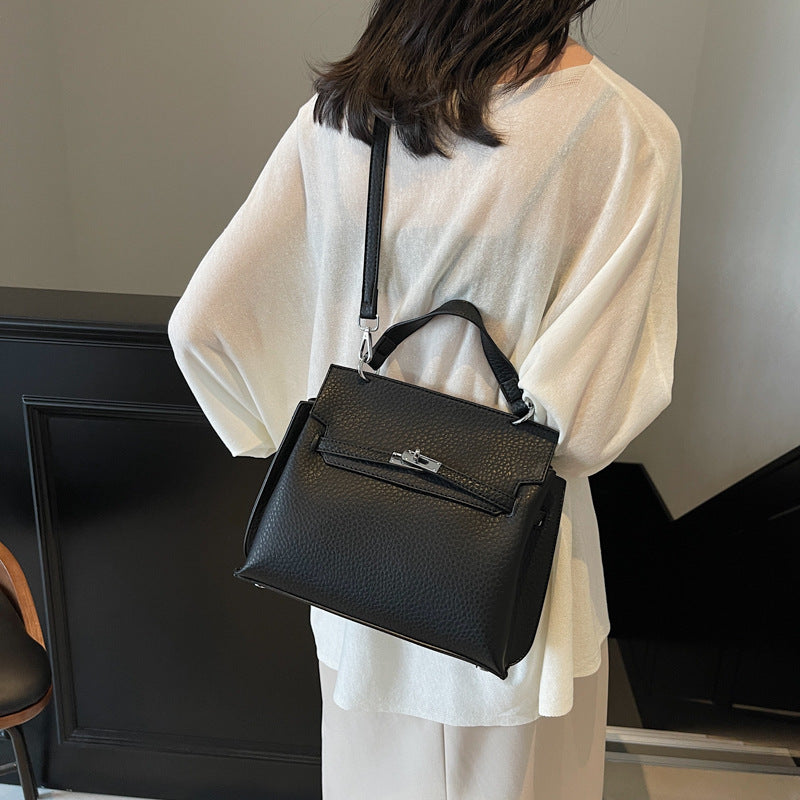 Premium women's big bag 2025 popular new trendy fashion portable large capacity shoulder bag versatile messenger bag