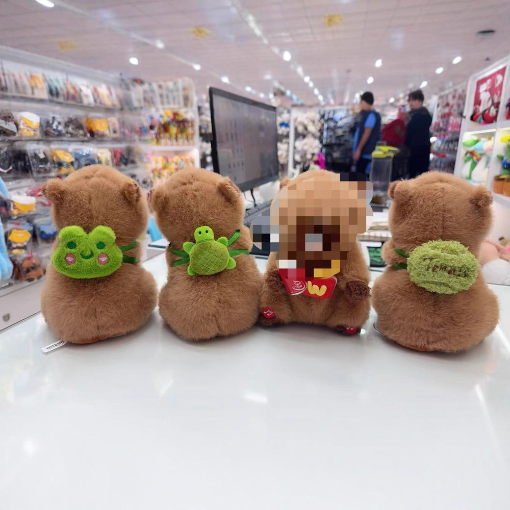 popular cute capybara doll plush toy kids doll singing and dancing doll wholesale