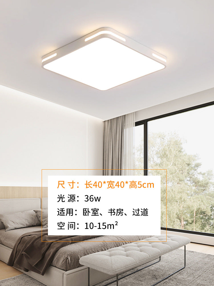 LED ultra-thin living room hall main light Zhongshan home improvement lighting intelligent voice-activated room bedroom advanced ceiling light