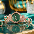 Tiktok live chalcedony bracelet watch crown jewelry fashion women's watch quartz watch dropshipping
