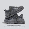 Authentic 2026 spring new arrival: stylish and breathable dad sneakers for students - versatile leather athletic shoes for work and casual wear