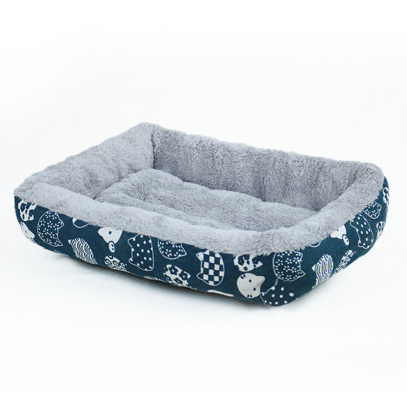 Pet cat bed winter warm dog bed sofa pet bed soft anti-scratch teddy kitten puppy universal