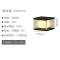 Outdoor solar post cap lights, modern minimalist fence lights, waterproof pillar lights, villa gate post lights
