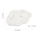Byron ins electroplated silver tray photo props jewelry storage tray display tray accessible luxury ceramic jewelry ornaments