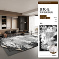 Italian-style removable & washable rug - living room sofa & coffee table sound dampening mat - premium double-layer machine washable bedroom bedside floor mat
