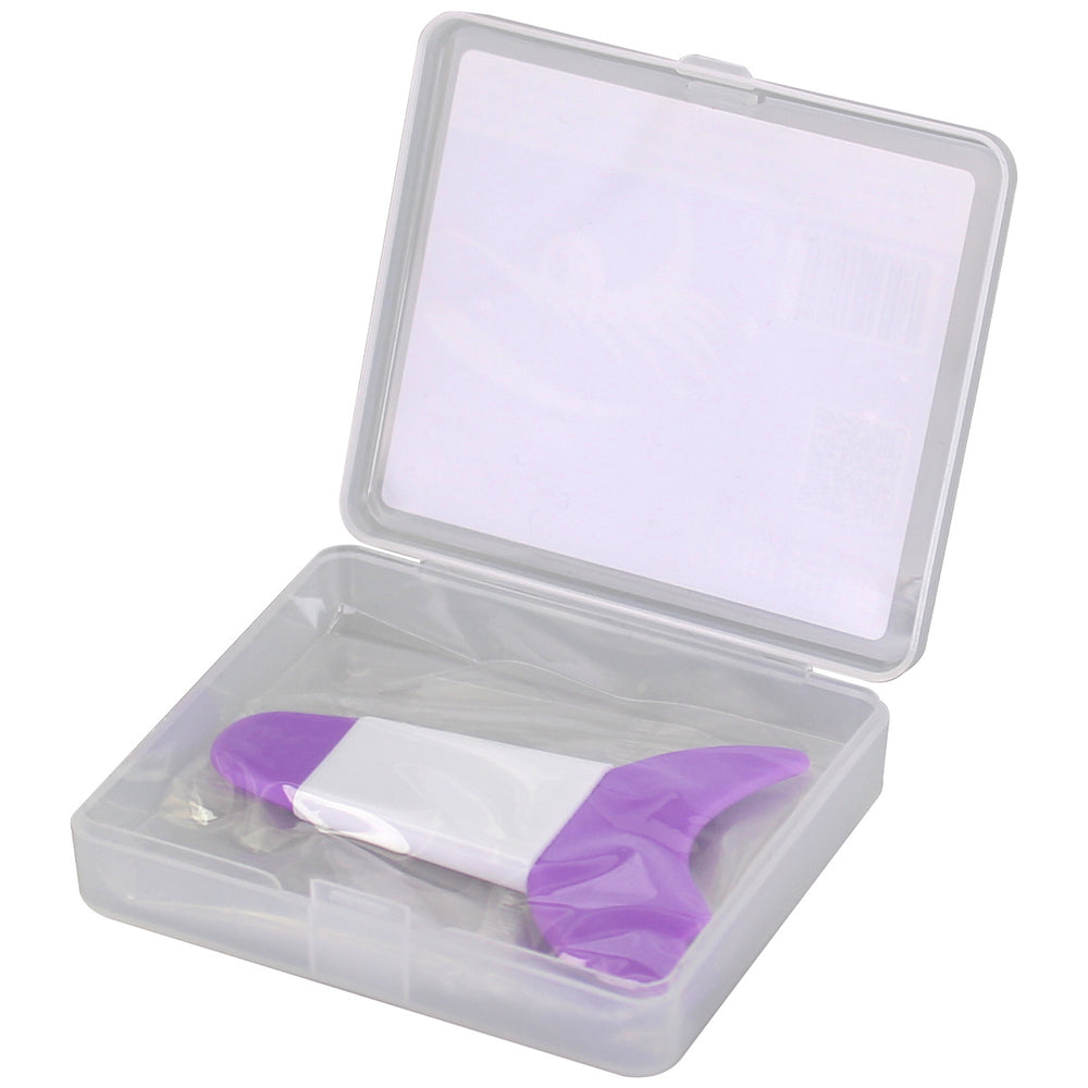 Planting wei eyeshadow eyeliner eyelash auxiliary silicone baffle boxed auxiliary tool long handle makeup beauty makeup