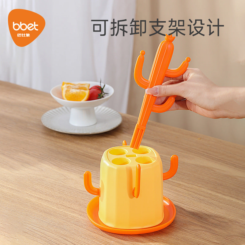 Baby elephant baby bottle drainer drying rack baby water cup drying rack bottle storage rack