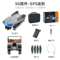 S185 three-axis gimbal aerial photography drone with gps smart positioning and touchscreen remote control