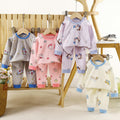 Kids' cotton underwear set - new spring collection: boys' thermal underwear, girls' pajamas, and children's loungewear