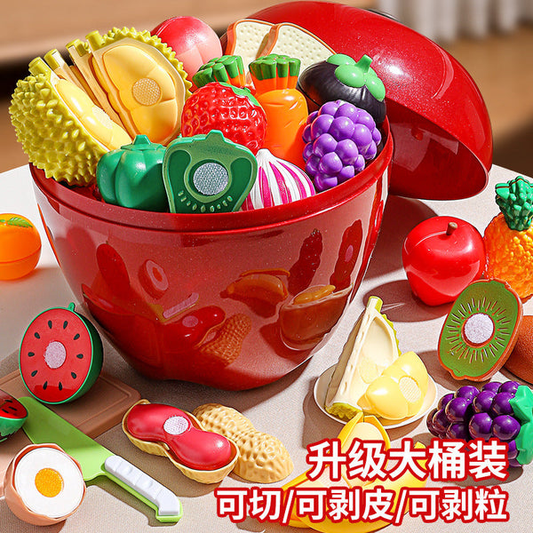 Cut Fruit Le Peeling Toys Baby Girl Early Education Children Play House Kindergarten Children Puzzle Gifts