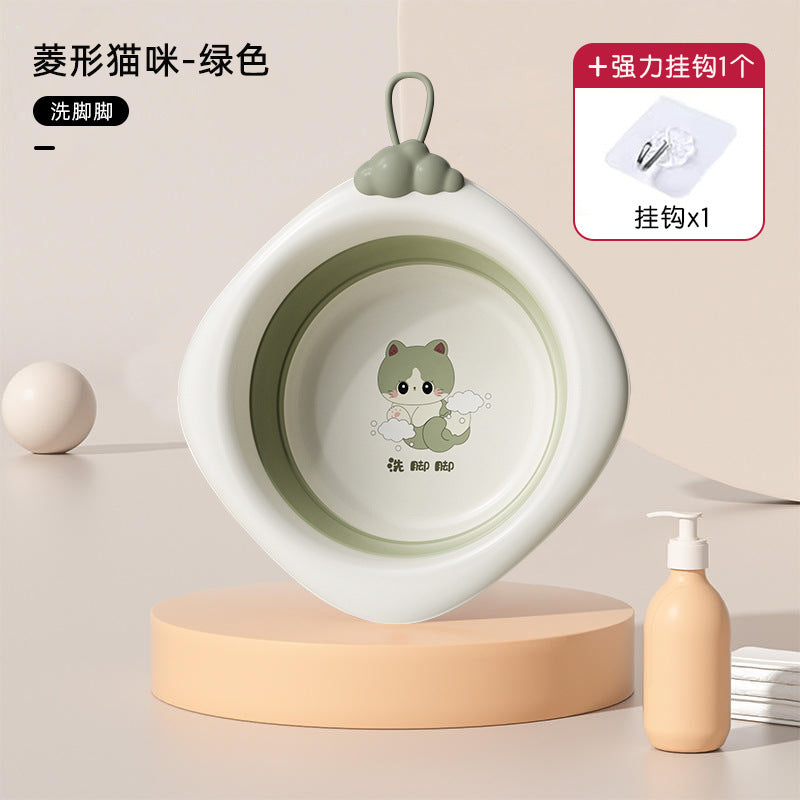 Newborn baby washbasin set - collapsible 3-piece kit for bathing and diaper changes
