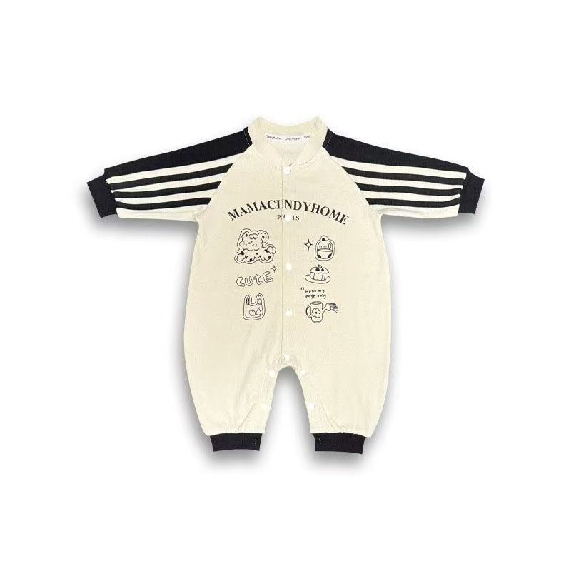 baby super cute cartoon clothes for boys and girls fashion spring & falllong sleeves one-piece jumpsuit rompers for outing