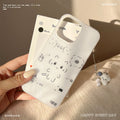 Women's apple 17 phone case - cute line art kitten iphone 16 pro max puppy charm protective cover