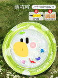 Baby thickened water mat for tummy time, suitable for 6+ months, newborn floating ring, water play equipment