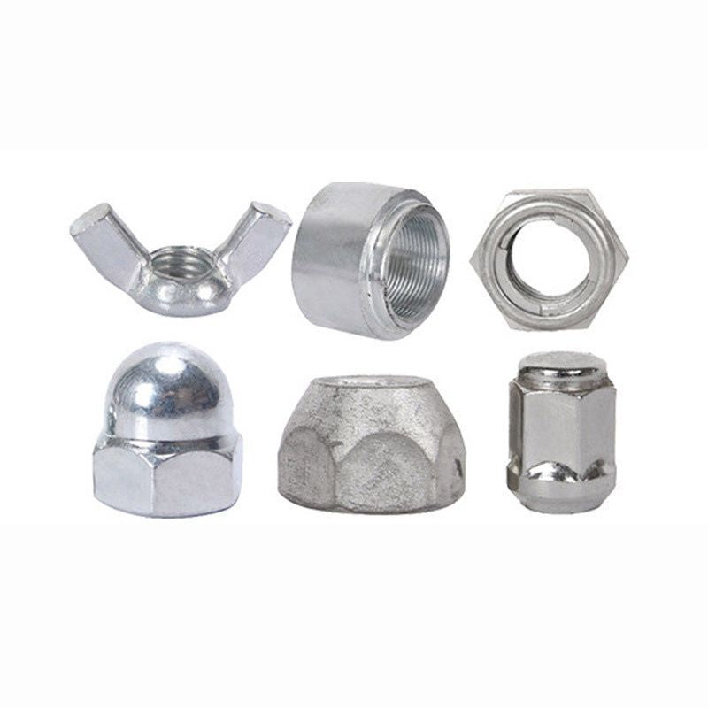 Customized iron plate nuts, welding nuts, cold heading special-shaped parts, small hardware spare parts, cold heading special-shaped nuts