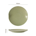 10.3inch lotus leaf plate-green