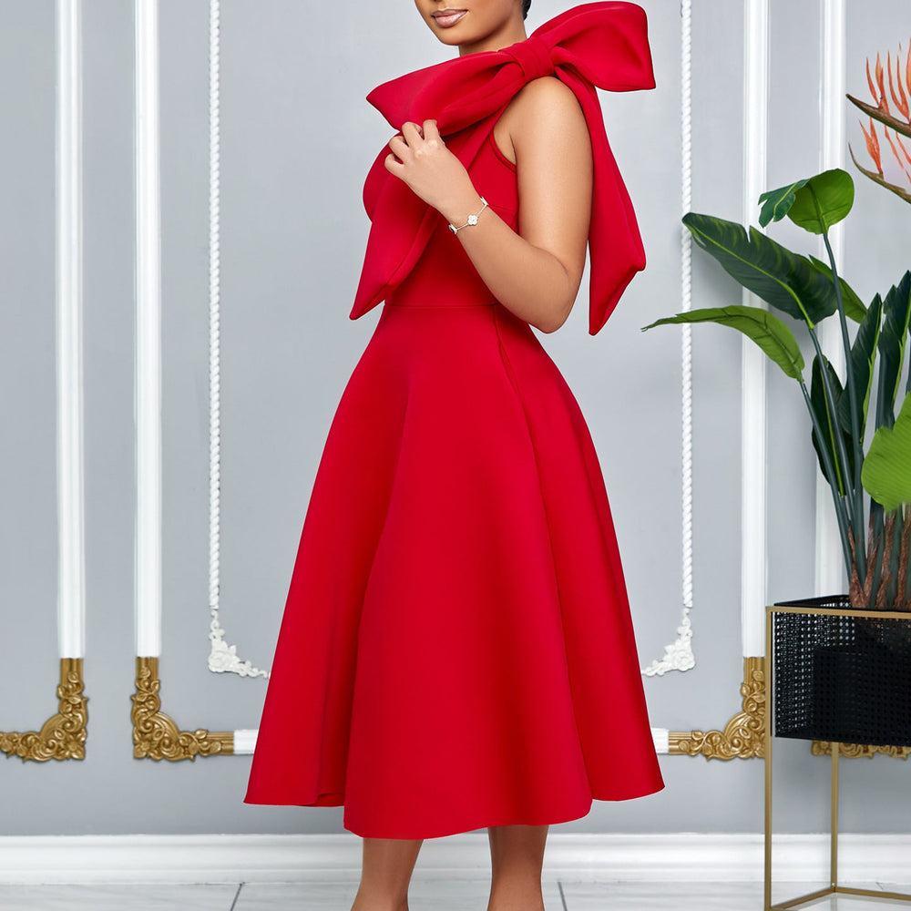 Q119 cross-border   independent station fashion women's solid color sexy dress foreign trade dress