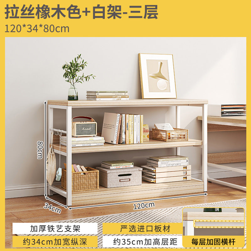 Shelf Shelf Floor Office Multi-layer Storage Shelf Locker Next to Desk Low Cabinet Household Shelf Display Cabinet