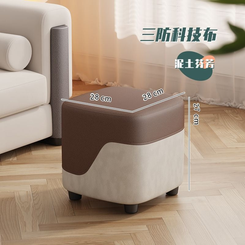Small bench for home living room small stool casual sofa stool entrance shoe changing stool cloakroom low stool soft bag small square stool