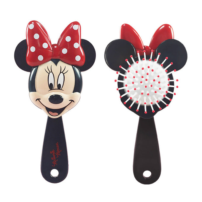 Kids' cartoon air cushion comb - cute bunny design for girls, baby mickey & minnie airbag massage hair brush