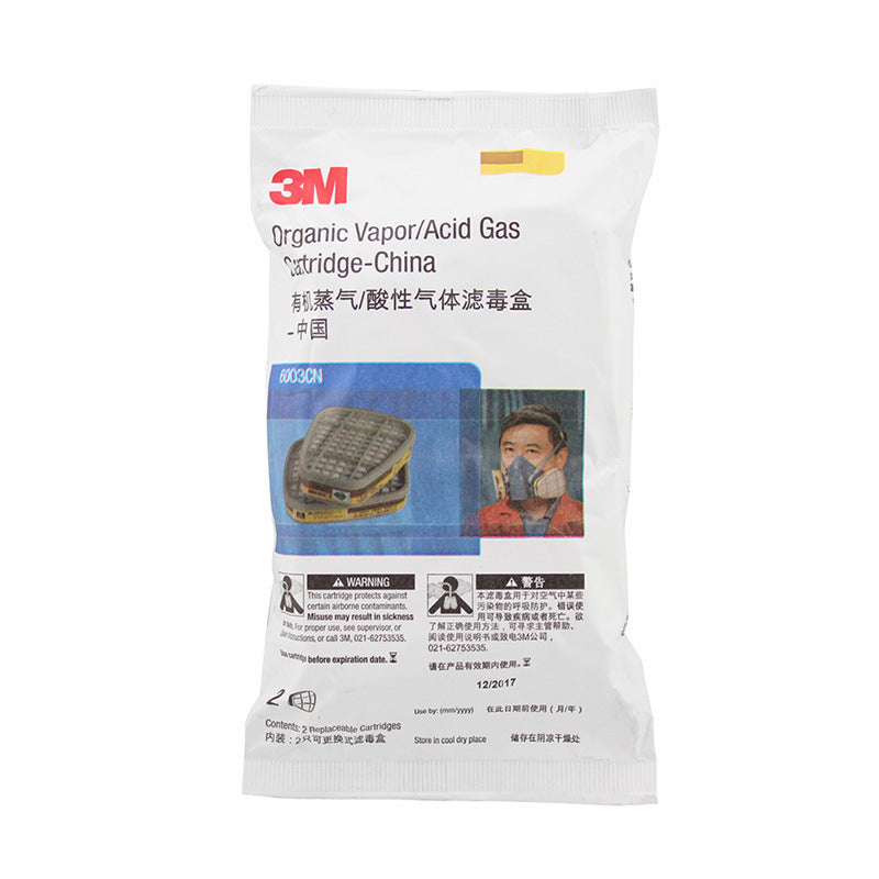 3M6003 Organic and Acid Gas Filter Box 3mFF400 Half Mask 6001 6002 6004 Wholesale