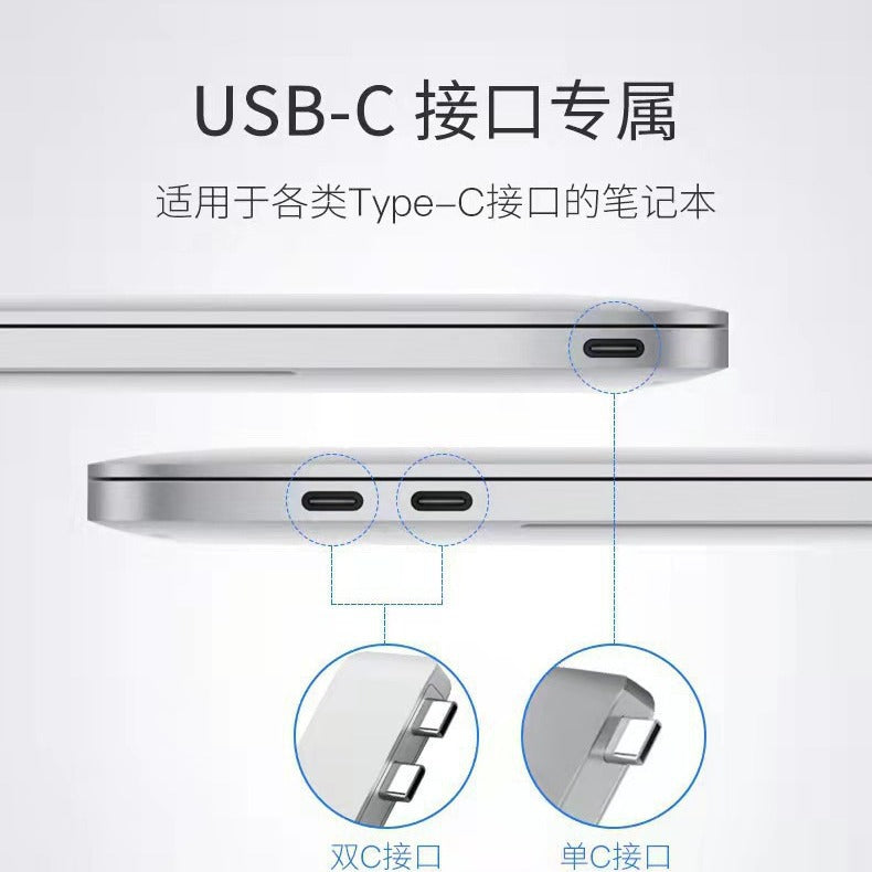 Dual type-c docking station seven-in-one notebook usb expander hdmisd/tfpd portable multi-interface