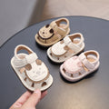 new 0-1-2 year old leather baby shoes, korean style toddler single shoes, infant and children's shoes, first walker squeaky sandals