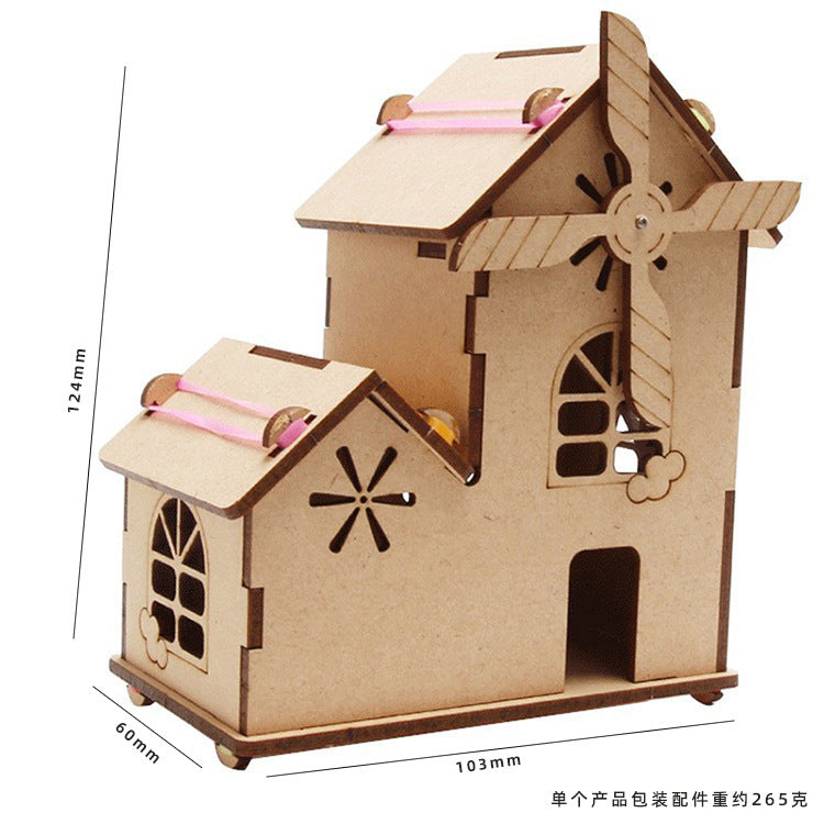Primary school students science and technology small production children's creative DIY physics experiment science teaching aids handmade materials steam education
