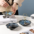 Ceramic jewelry dish - instagrammable european style, exquisite high-end trinket organizer, creative desktop display