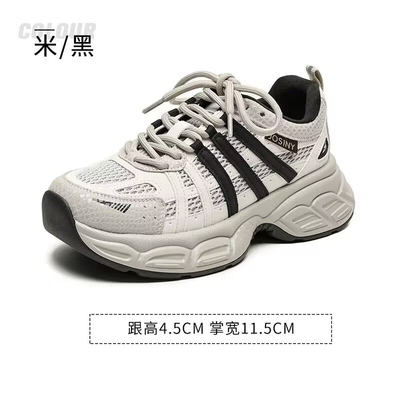 Retroniche stylethick soledad shoes women 2025spring & fallnew arrivaleasiest for matchlightweightcasualsneakers show feet smallexport