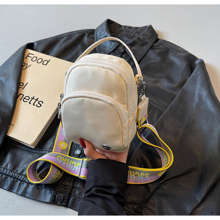 Cross-border wide shoulder strap small satchel women's shoulder bag light travel commuter fashion women's bag versatile casual messenger bag