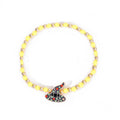 Halloween bracelet wholesale fashionstylishniche style pumpkin ghost cat festival oil drop diamond elastic bracelet for women