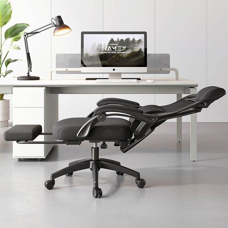 Office chair comfortable long sitting ergonomic nap dual-purpose reclining chair computer chair office swivel chair executive chair
