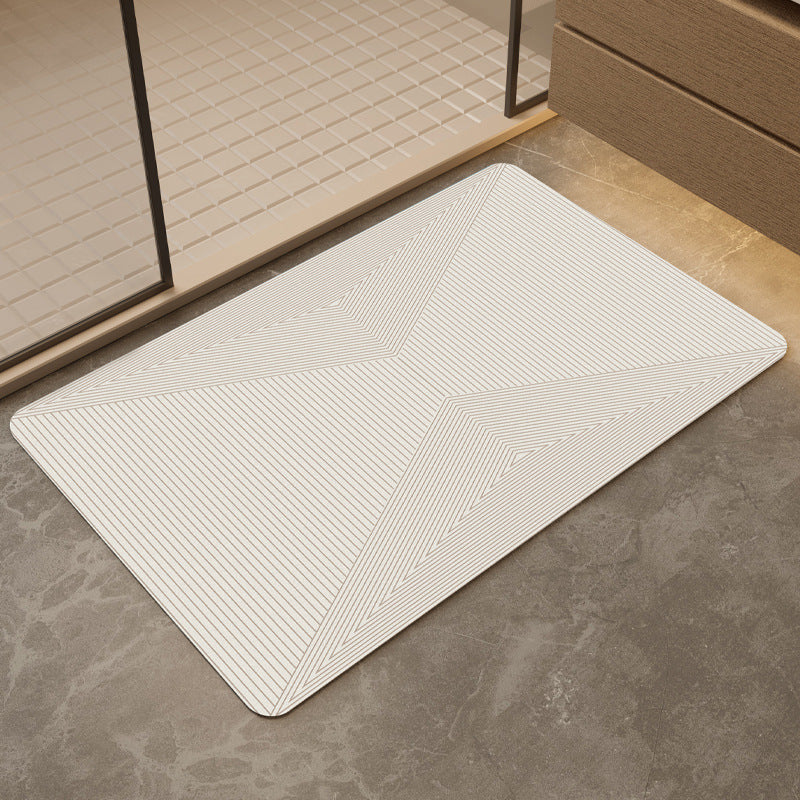 Diatom mud bathroom floor mat, water-absorbent non-slip bathroom floor mat, toilet casual quick-drying soft mat, thickened for bathroom