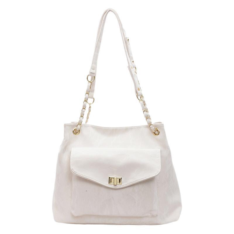 Retro large-capacity bag, new women's bag, popular versatile casual shoulder bag, simple college student tote bag