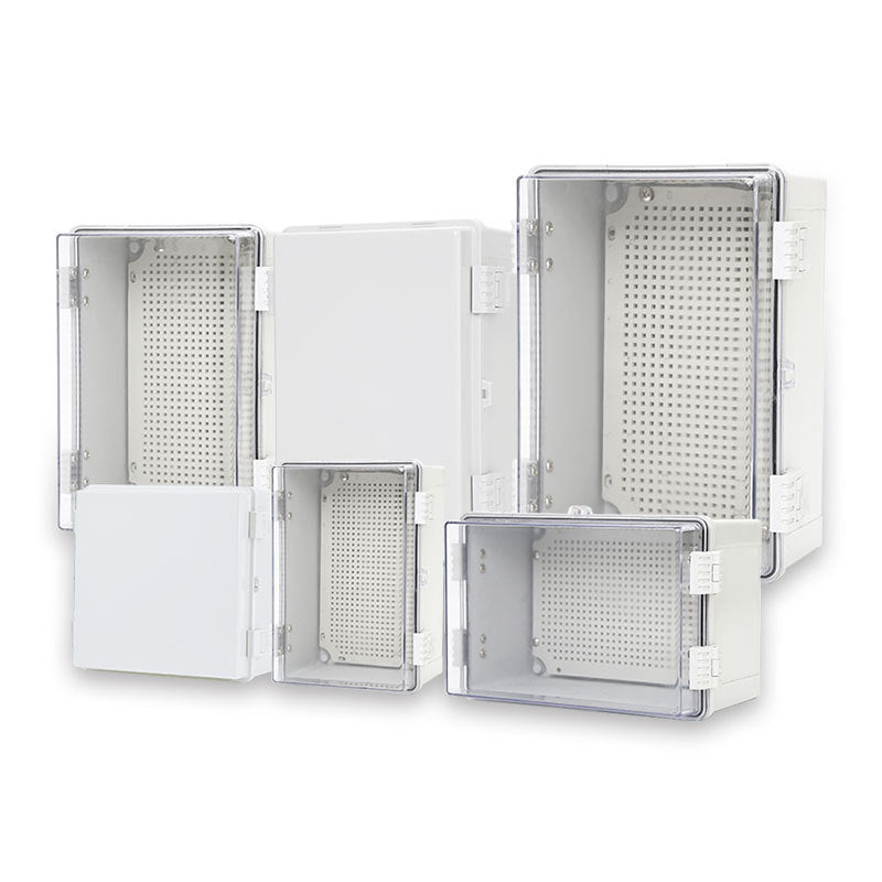 Outdoor plastic waterproof distribution box, hinge buckle waterproof distribution box, transparent foundation box, rainproof junction box