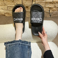 2024 new women's summer indoor slippers - cloud-like comfort, thick-soled, one-strap casual beach sandals