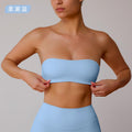 【clearance - no returns or exchanges】strapless sports bra - anti-exposure, inner layer, base layer, tight-fitting bandeau top