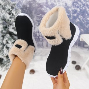 winter new arrival: plus-size warm snow boots for cross-border e-commerce. sizes 36-43 available. wholesale options and dropshipping services available for  and
