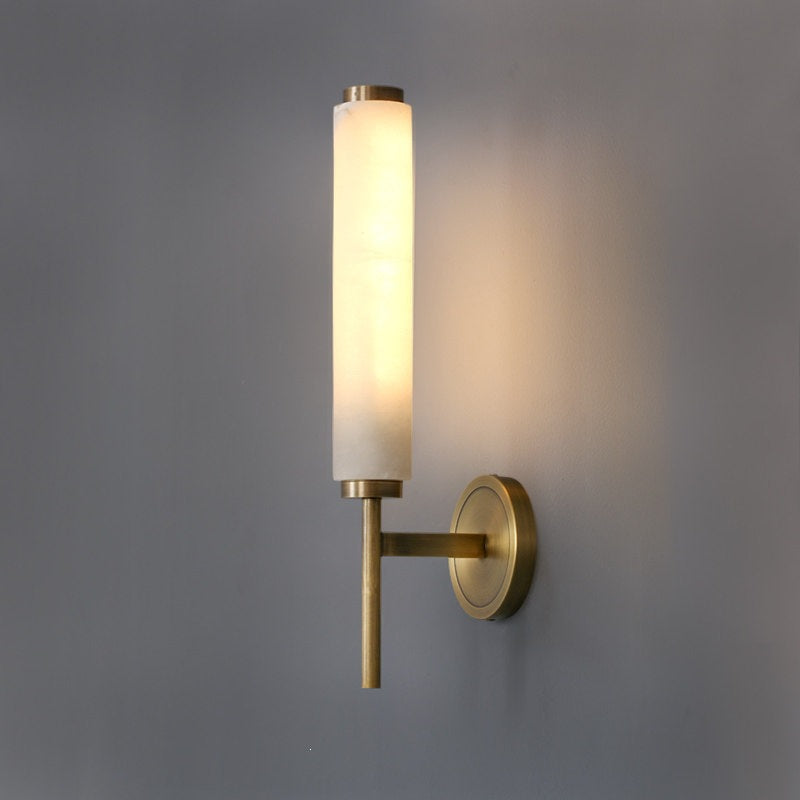 accessible luxury designer marble wall lamp bedside postmodern casual bedroom living room background atmosphere lamp
