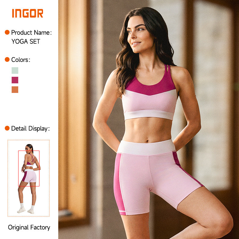 yoga outfit set - women's two-piece: tight-fitting, backless, quick-dry yoga, pilates, workout, fitness, and running