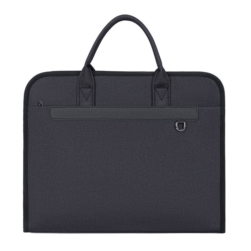 Extra-large capacity oxford cloth waterproof tote file bag - conference bag with custom printing for meeting materials and documents