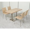 Burger restaurant table, restaurant table, snack fast food restaurant table and chair, milk tea shop staff canteen table and chair combination for commercial use